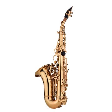 Mini Bb Soprano Saxophone Sax Brass Material Gold