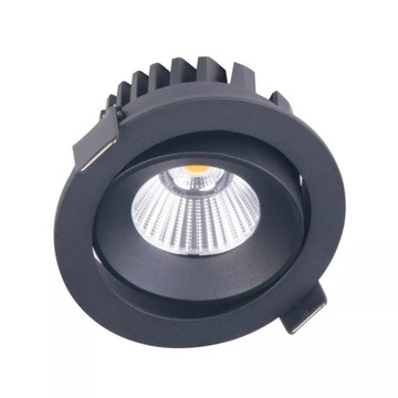 Oprawa wpustowa cyklop czarna ip65