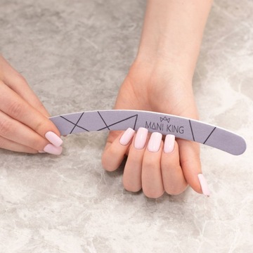 Набор одноразовых пилочек для ногтей, 25 бананов, 100/180 Mani King