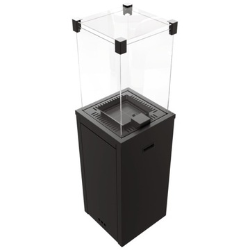 Ogrzewacz gazowy PATIO SLIM stalowy czarny manual