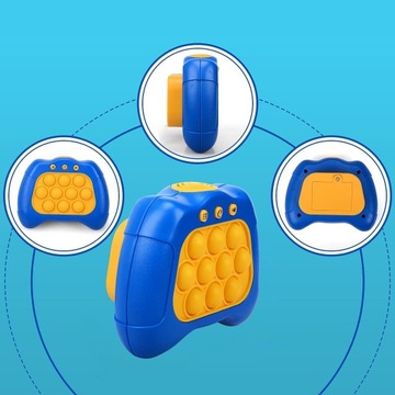 Сенсорная игровая консоль PUSH BUBBLE pop it в подарок