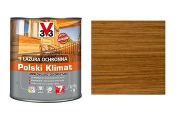 Lazura V33 Polski Klimat 7 lat Dąb Naturalny 0,75L