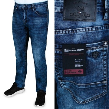 SPODNIE MĘSKIE JEANSOWE W33 L32 33/32 W 86-88 cm