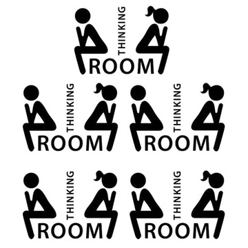 NAKLEJKI NA TOALETY HOTELOWE