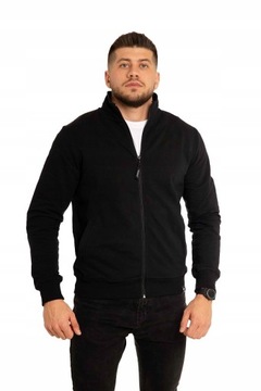Męska Bluza ze stójką Grewis Czarna XL