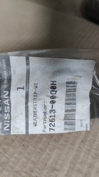 NISSAN PRIMASTAR TĚSNĚNÍ ŽELEZNICI 72613-00Q0H