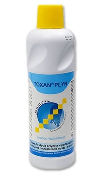 TOXAN 1L trutka w płynie na myszy szczury gryzonie