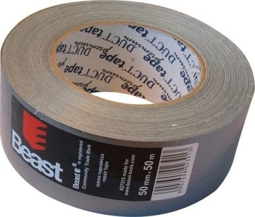 TAŚMA NAPRAWCZA SREBRNA DUCT TAPE 50M X 50MM BEAST
