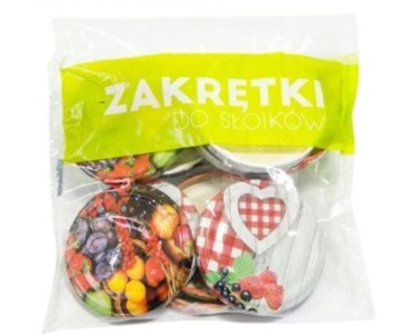 Zakrętki do słoików Helmet 10 szt. 66mm