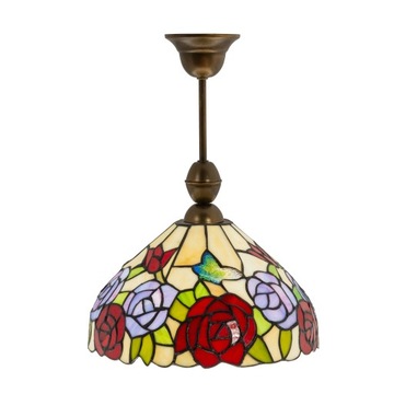 Lampa witrażowa styl Tiffany