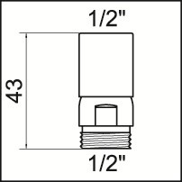 Шаровой шарнир 1/2