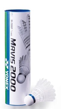 Lotki nylonowe Yonex Mavis 2000 | średnie Biały