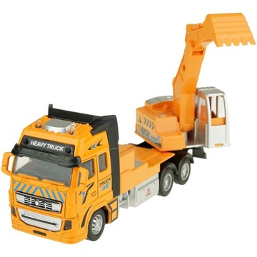 МОДЕЛЬ ЭКСКАВАТОРА ГРУЗОВИКА ЗВУК ПРИВОДА ФОНАРИ