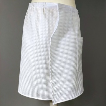 Kilt do spa, sauny, na basen wafel bawełna L 90°
