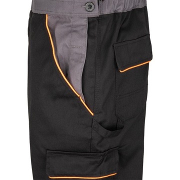 БРЮКИ РАБОЧИЕ ПОЛУКОМБИНЕЗОНЫ, ЧЕРНЫЕ МЕХАНИК, размер 58