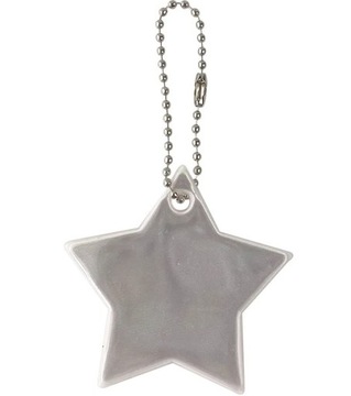 ODBLASKOWA ZAWIESZKA Z ŁAŃCUSZKIEM DO PLECAKA