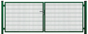 BRAMA ogrodzeniowa SX 656 PRO - ogrodowa - 4,00 x 1,50 m - kolor ZIELONY