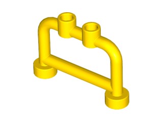 LEGO 4083 PŁOTEK BARIERKA 1x4x2 żółty NOWY (1g)