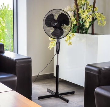 БОЛЬШОЙ НАПОЛЬНЫЙ ВЕНТИЛЯТОР, ВЕНТИЛЯТОР С ДИСТАНЦИОННЫМ КОЛЕНИРОВАНИЕМ