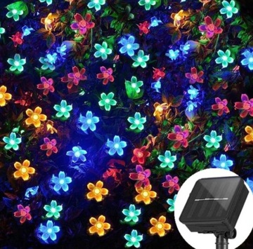 СВЕТОДИОДНЫЕ СВЕТИЛЬНИКИ ЦВЕТОЧНЫЕ ЛАМПЫ 7M 50LED GARDEN m1