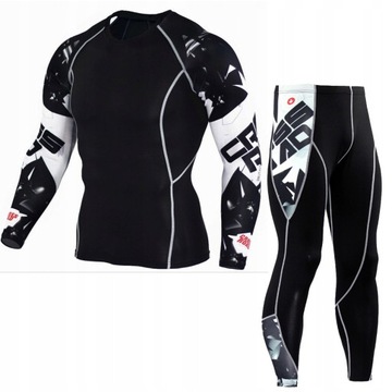 ТЕРМОАКТИВНАЯ ОДЕЖДА КОМПЛЕКТ ЛЕГГИНГ RASHGUARD