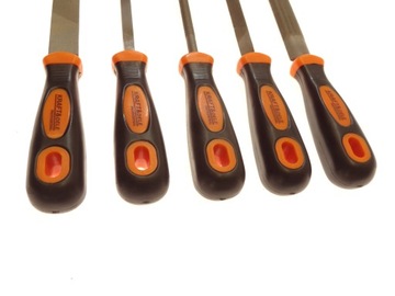 НАБОР МЕТАЛЛИЧЕСКИХ НАПИЛОК 5 шт. ПЛОСКИЙ НАПИЛЬНИК, КРУГЛЫЙ, ТРЕУГОЛЬНЫЙ, КВАДРАТНЫЙ