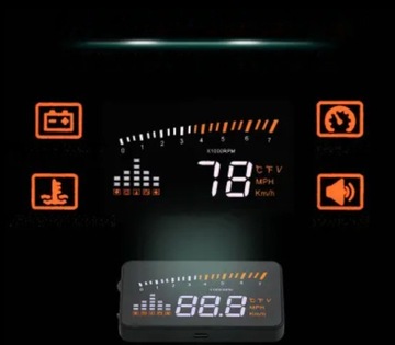 HUD проекционный дисплей для определения скорости автомобиля OBD