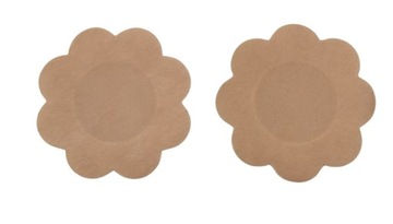 Наклейки на соски, пластыри на соски, накладки на соски, наклейки на грудь, БЕЖЕВЫЙ