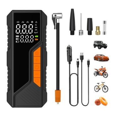 АВТОМОБИЛЬНЫЙ КОМПРЕССОР МОТОЦИКЛ БЕСПРОВОДНОЙ НАСОС ВЕЛОСИПЕД POWERBANK USB