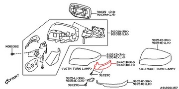 SMĚROVKA BLIKAČ ZRCÁTKO SUBARU LEGACY OUTBACK FORESTER IMPREZA LEVORG