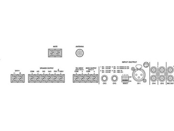 Monacor PA-812DAP — цифровой микшерный усилитель