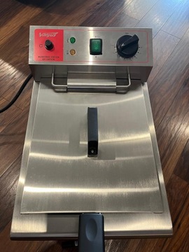 Большая фритюрница из нержавеющей стали 3000 Вт 10 л + БЕСПЛАТНО