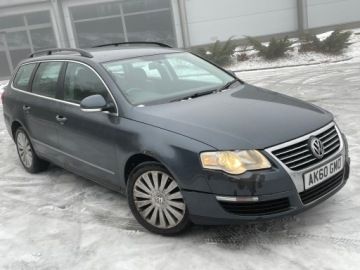 Volkswagen Passat B7 Variant 2.0 TDI CR DPF BlueMotion 140KM 2010 Volkswagen Passat B6 2.0 tdi Highline skóry automat