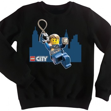 NAJLEPSZA BLUZA LEGO CITY DUKE POLICJA 128