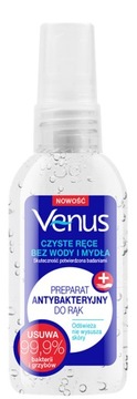 ŻEL DO RĄK VENUS ANTYBAKTERYJNY W SPRAYU Z POMPKĄ