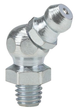 Kalamitka M6x1 stożkowa kątowa 45° H2 Pressol