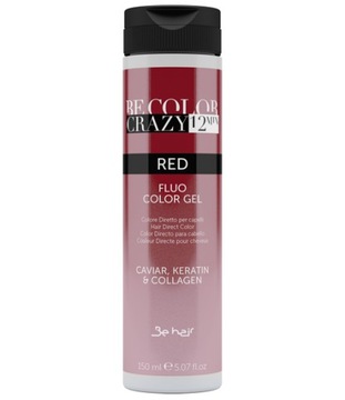 Tonery do włosów Be Hair rudości i czerwienie Red 150ml czerwony