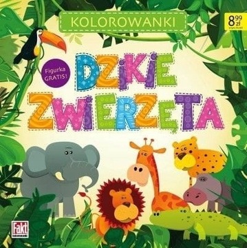 Dzikie zwierzęta Kolorowanka