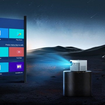 WiFi6 1080p ЖК-проектор Smart TV Yaber U11