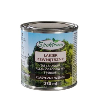 Lakier zewnętrzny - drewno SPEKTRUM 0,25 wenge