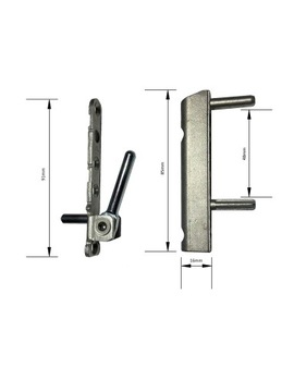 НИЖНЯЯ ПЕТЛЯ ROTO ДЛЯ ОКОН ПВХ И БАЛКОННЫХ ДВЕРЕЙ