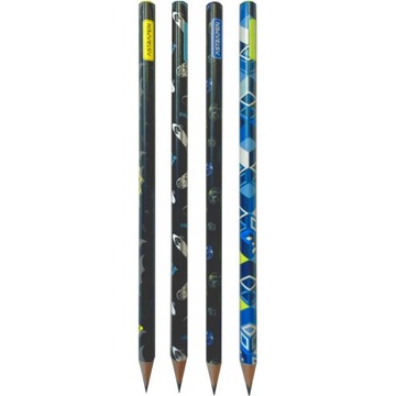 4 X ASTRA OŁÓWEK TRÓJKĄTNY HB Play