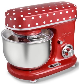 ROBOT PLANETARNY MIKSER RETRO PODGRZEWANA MISA 2500W STYLOWY DESIGN