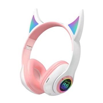 Zestaw słuchawkowy Bluetooth 5.0 Składany sportowy zestaw słuchawkowy z mikrofonem Głęboki róż