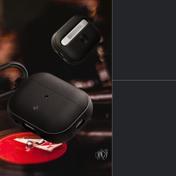 Чехол для AirPods Pro 2, Spigen Caseology Vault, матовый чехол с карабином