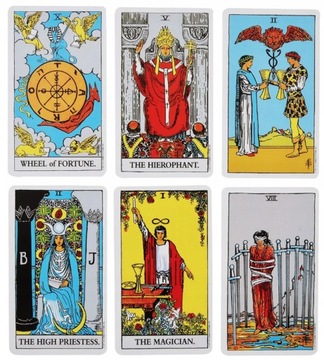 КАРТЫ ТАРО Всадник, 78 предметов, классический набор для гадания