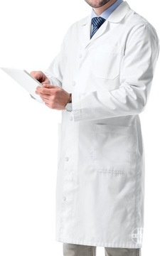 Fartuch medyczny AIESI laboratoryjny bawełnianyroz. 56 biały
