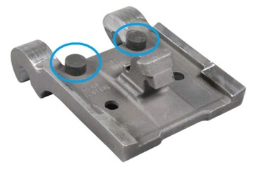 Виброгасители, резина для плиты, резиновые опоры ковша, КЛАСС С ОРИГИНАЛ