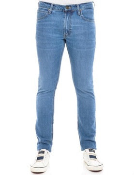 LEE spodnie SKINNY regular BLUE jeans LUKE _ W30 L32
