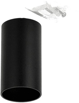 НАВЕРХНОСТНЫЕ ГАЛОГЕННЫЕ СВЕТОДИОДНЫЕ СВЕТИЛЬНИКИ, ЧЕРНАЯ ТРУБА GU10